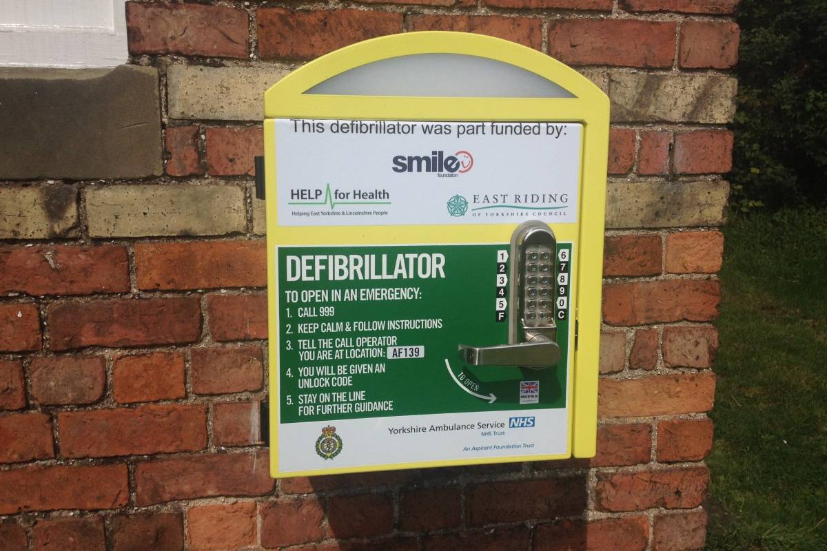 Photo of a Smile defibrillator