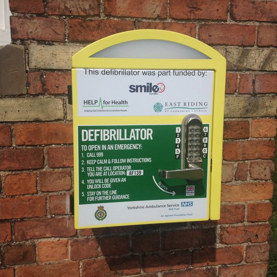 Photo of a Smile defibrillator