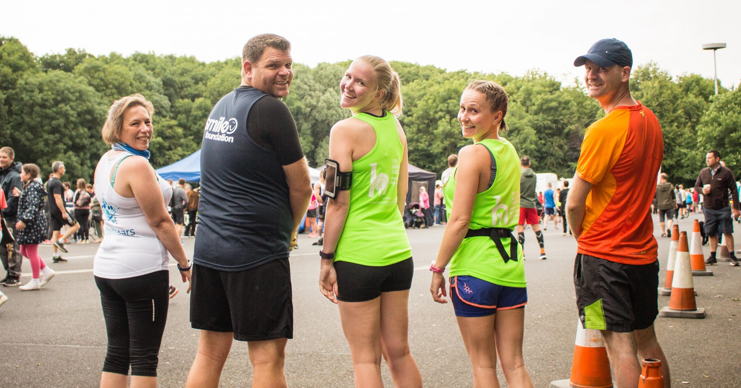 Runners at the Humber Bridge Half Marathon