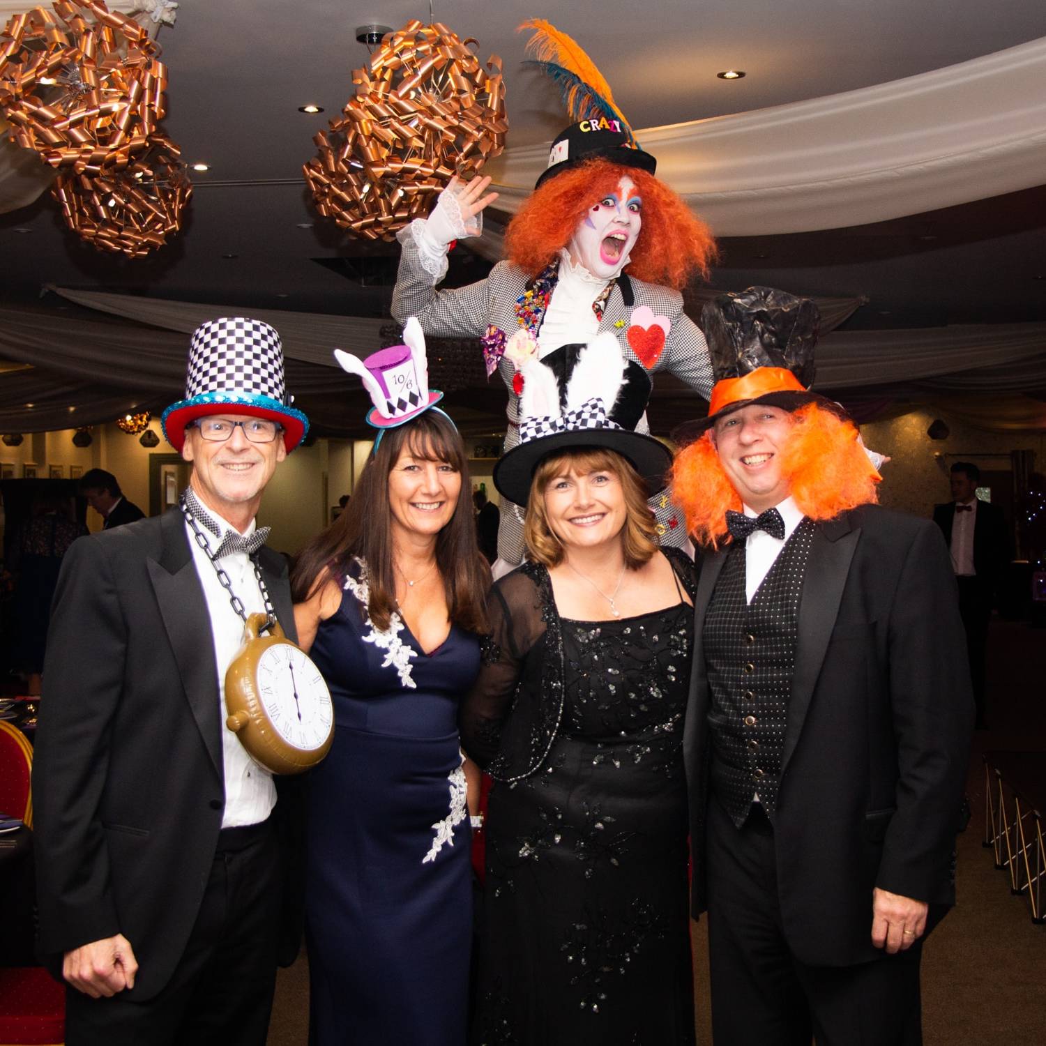 Group shot with Mad Hatter