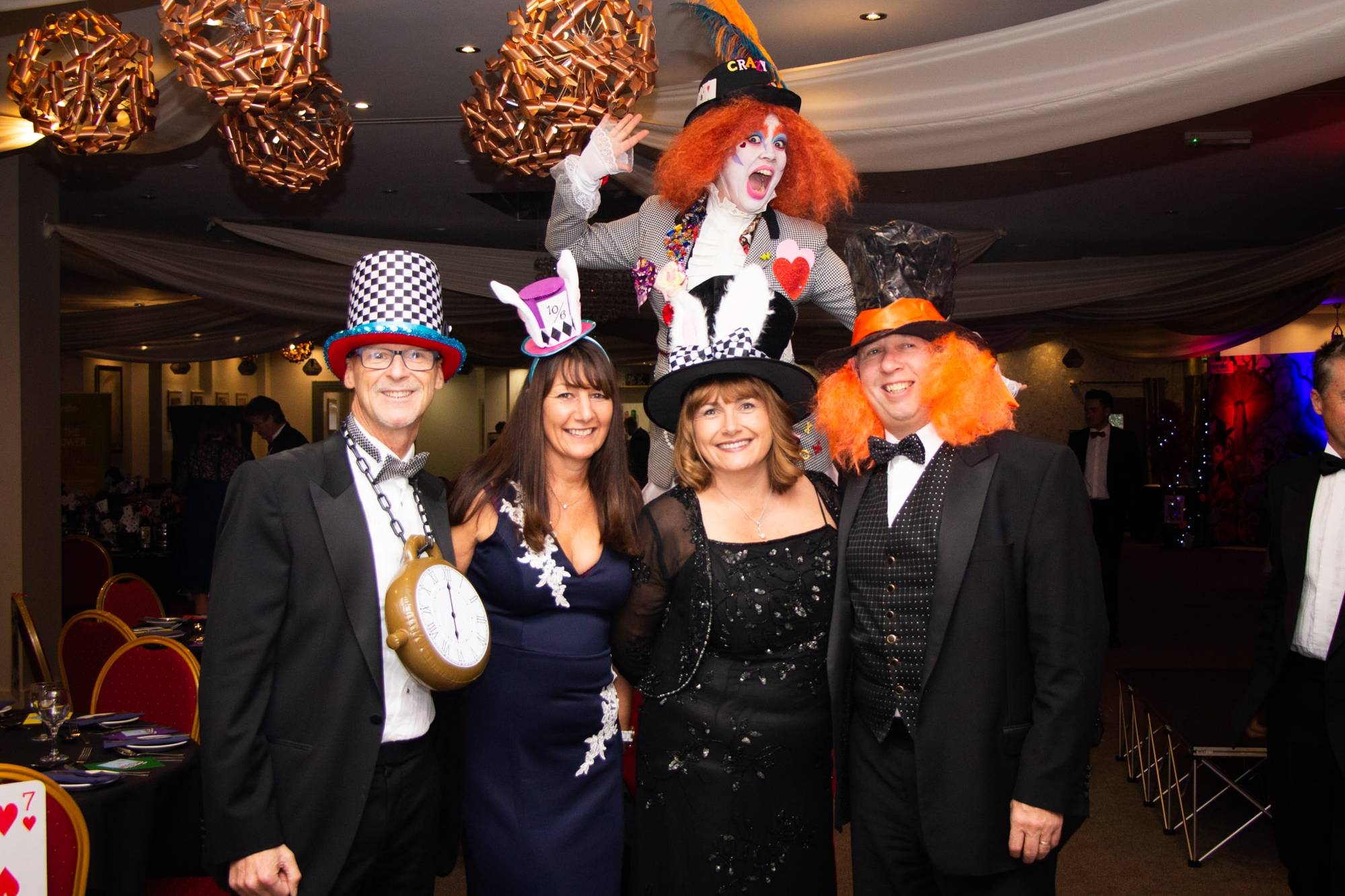 Group shot with Mad Hatter