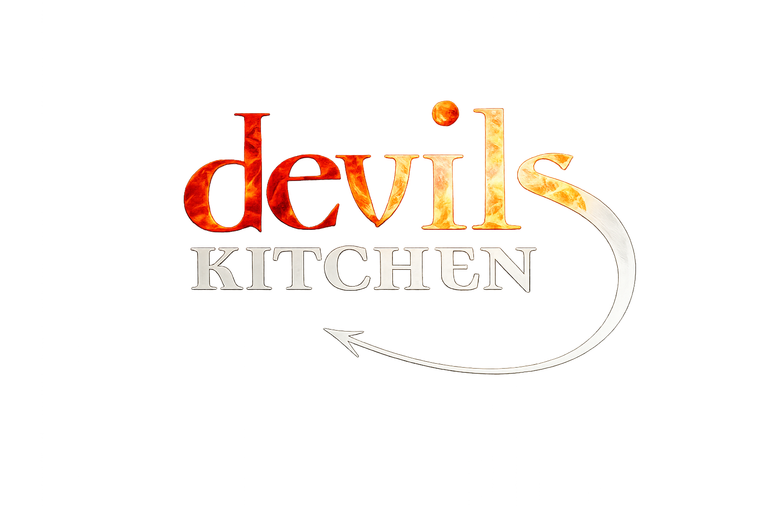 Devil's Kitchen Logo White